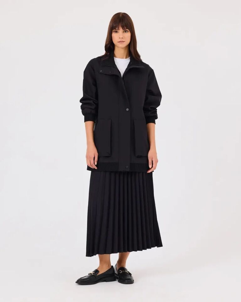 1001 PLİSELİ ETEK QKS 42 - Kahverengi