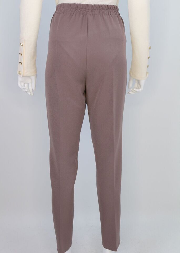 59024 BELİ LASTİKLİ CEP DETAYLI KLASİK DAR PAÇA PANTOLON QKS 59024 PANTOLON #23-093 56 - SİYAH