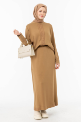 2518-TE-25K_R141 MODAL TUNİK & ETEK TAKIM