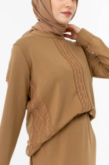 2518-TE-25K_R141 MODAL TUNİK & ETEK TAKIM