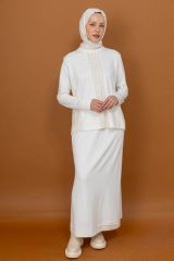 2518-TE-25K_R141 MODAL TUNİK & ETEK TAKIM