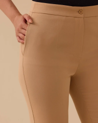 10002521010026 BELİ MANŞETLİ CEPLİ DÖKÜMLÜ İSPANYOL PAÇA PANTOLON