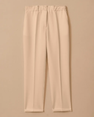 10002521014024 BELİ TAM LASTİKLİ ÇİFT DÜĞMELİ HAVUÇ PAÇA PANTOLON