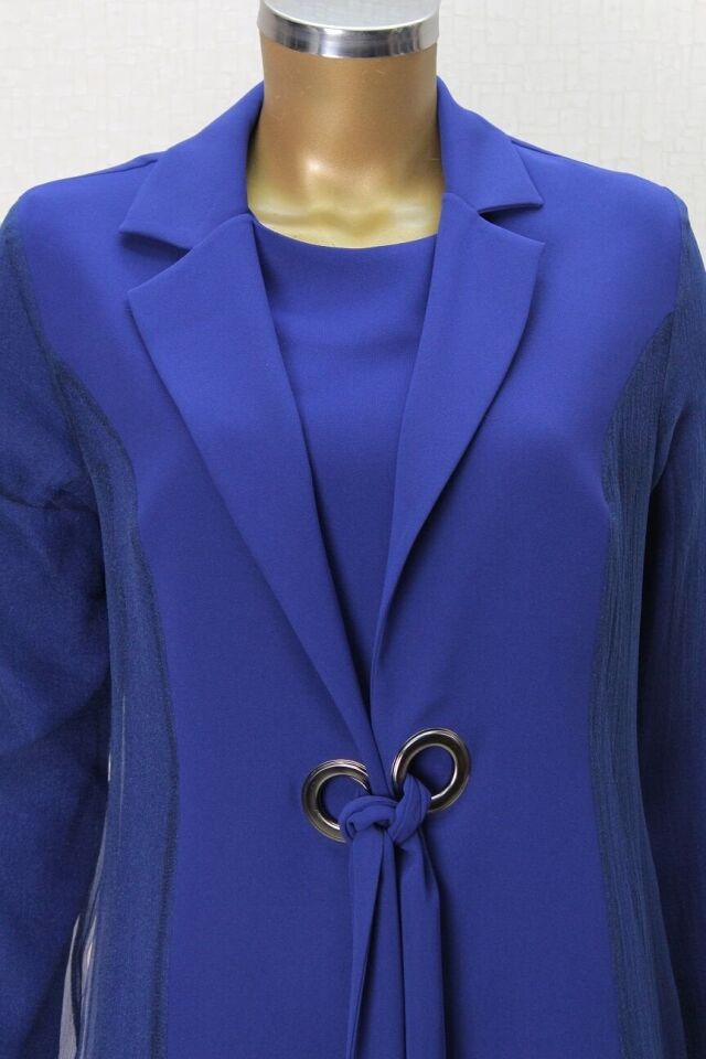 5001 KUŞGÖZÜ BAĞLAMALI ABAYA #24-07# QYS ABAYA