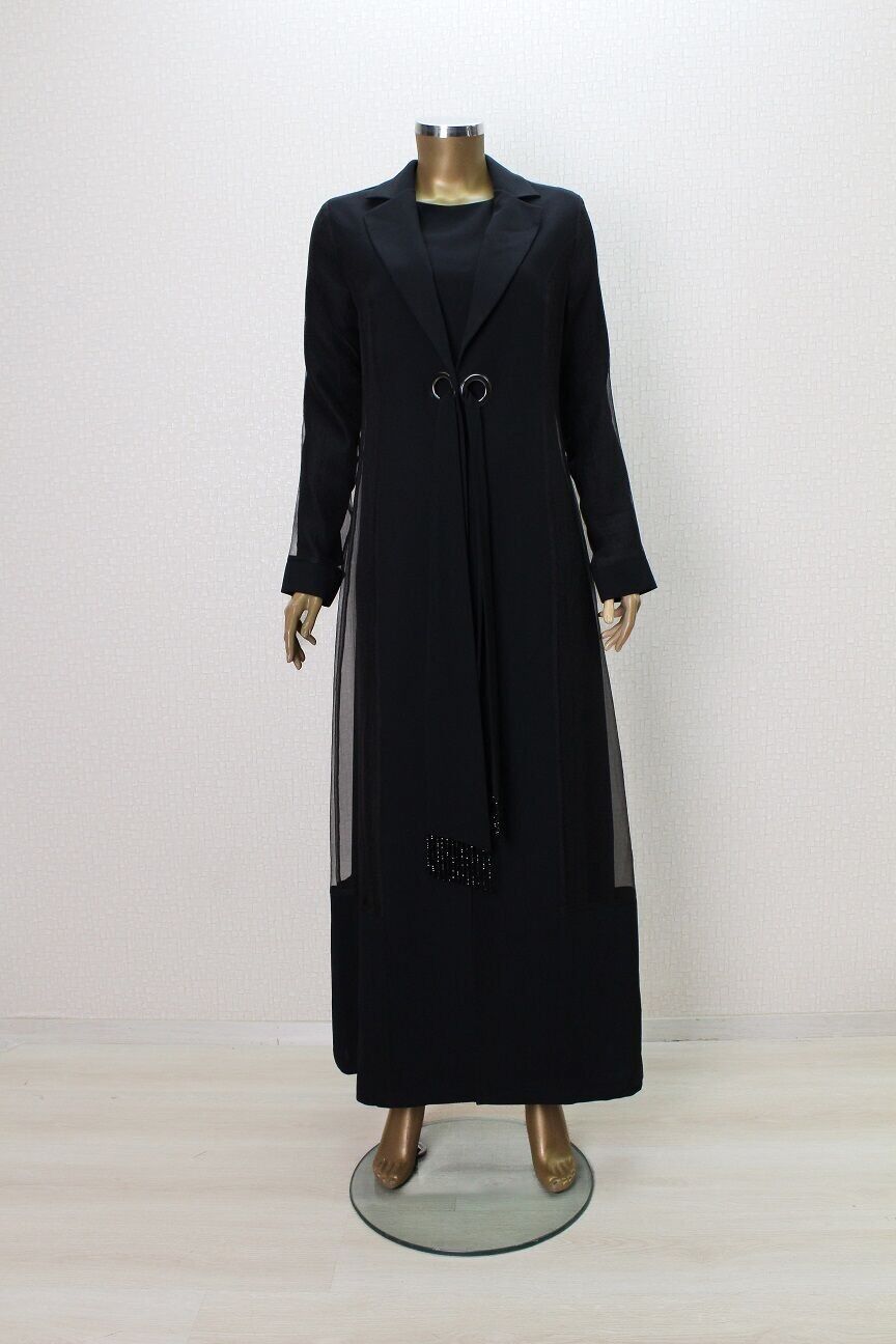 5001 KUŞGÖZÜ BAĞLAMALI ABAYA