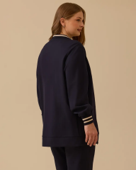 10002521114001 ÖNDEN FERMUARLI KOL UCU LASTİKLİ OYŞO CEKET