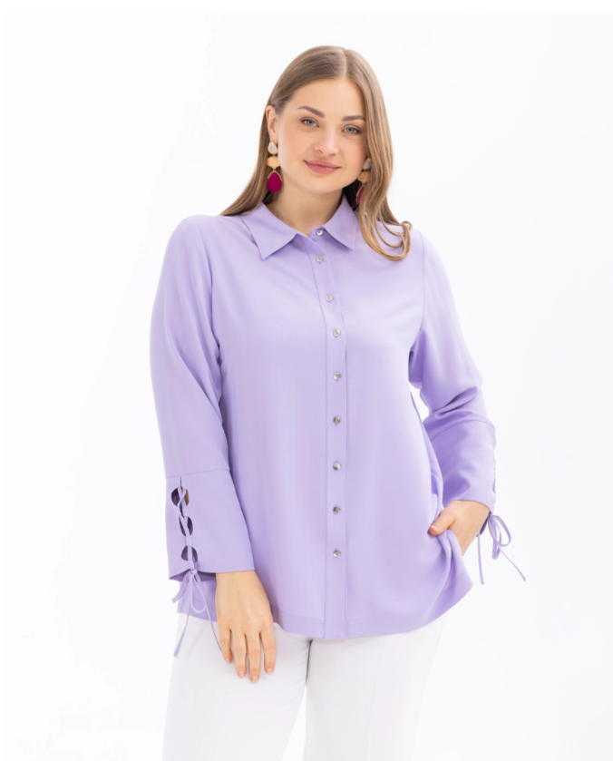 4007 ÖNÜ DÜĞMEL BELİ BAĞCIKLI  ŞIK GÖMLEK 10002411514007 QYS ŞIK GÖMLEK #24-07#