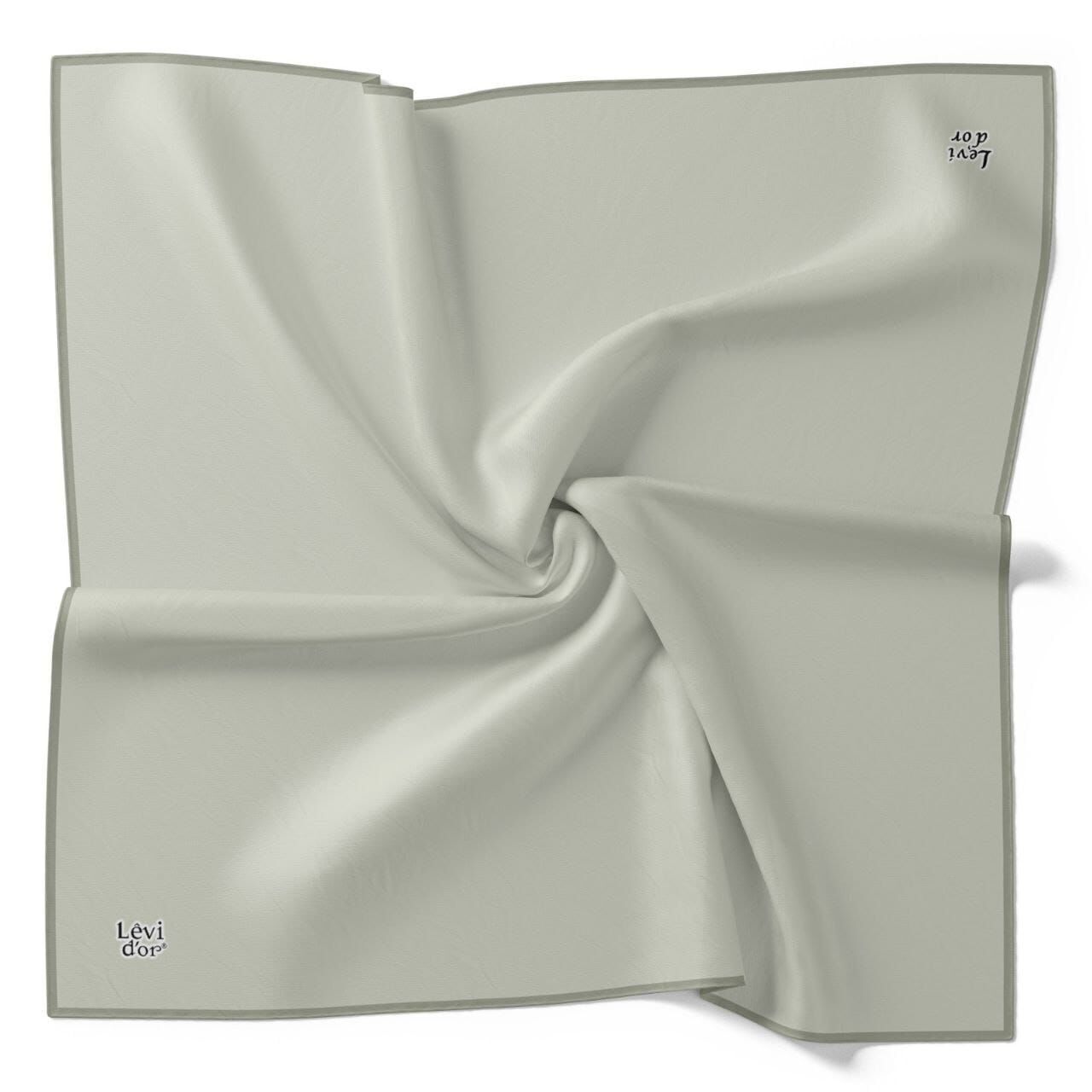 I-1608 LEVİDOR TWİLL İPEK EŞARP #08-25# STD - açık gri / açık gri