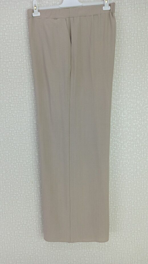 BELİ LASTİKLİ BOL PAÇA BÜYÜK BEDEN PANTOLON LVSS2241020 QYS PANTOLON #23-01# 52 - bej