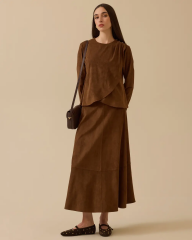 10002521611008 BELİ FERMUARLI A KESİM SÜET ETEK