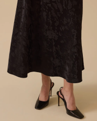 10002521611015 BELİ MANŞETLİ KENDİNDEN DESENLİ ETEK