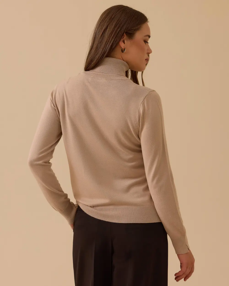 10002521710001 KOL UCU VE ETEK UCU LASTİKLİ TAM BALIKÇI TRİKO BLUZ