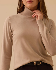 10002521710001 KOL UCU VE ETEK UCU LASTİKLİ TAM BALIKÇI TRİKO BLUZ