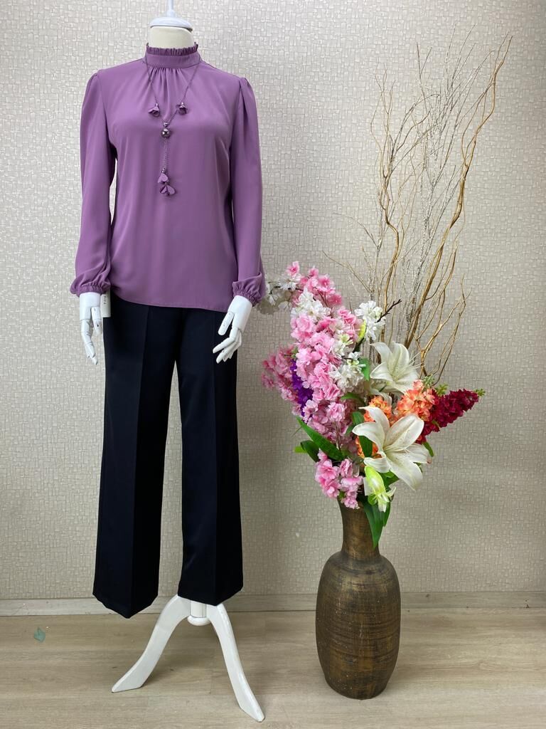 QYS DİK YAKA  GÖMLEK 1008 #21-05#