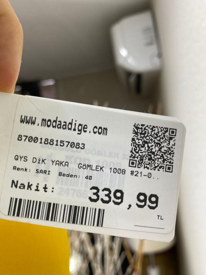 QYS DİK YAKA  GÖMLEK 1008 #21-05#