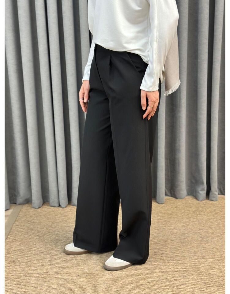 SZ-5578 PALAZZO GENİŞ PAÇA PANTOLON #12-25#