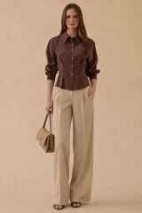 SZ-5578 PALAZZO GENİŞ PAÇA PANTOLON #12-25#