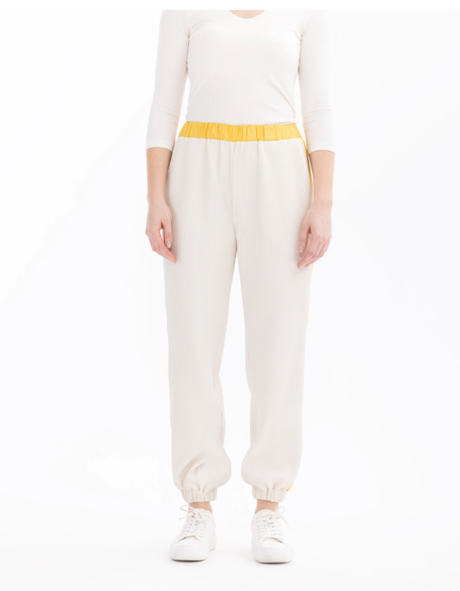 1011 BLEK LASTİKLİ CEPLİ GÜNLÜK PANTLON QYS GÜNLÜK PANTLON #24-07#11242107001011