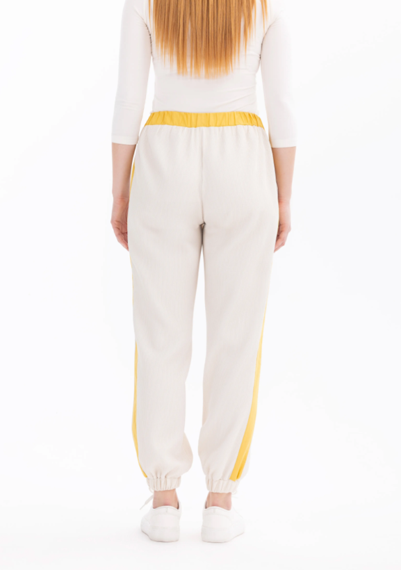 1011 BLEK LASTİKLİ CEPLİ GÜNLÜK PANTLON QYS GÜNLÜK PANTLON #24-07#11242107001011