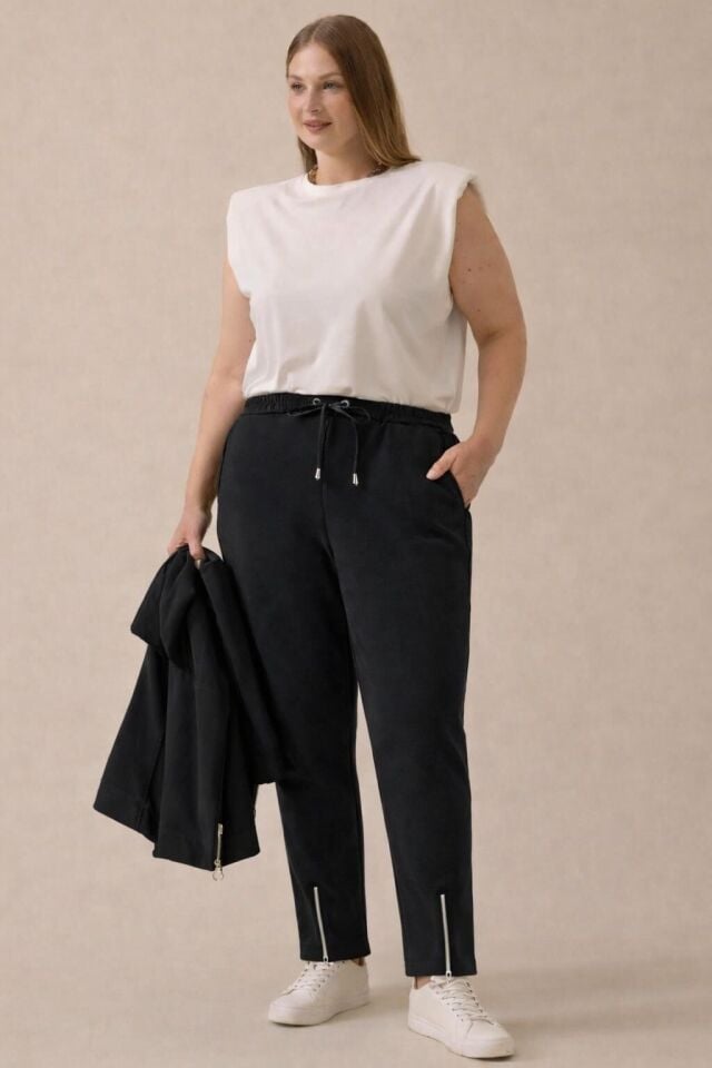 5627 ASTER ÖN PAÇA FERMUARLI PANTOLON #12-25#