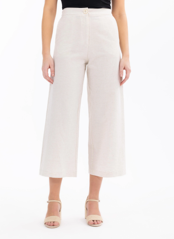 1005 GÜNLÜK PANTOLON BELİ LASTİKLİ DÜĞMELİ GÜNLÜK PANTOLON 10002411011005 QYS GÜNLÜK PANTOLON #24-07#