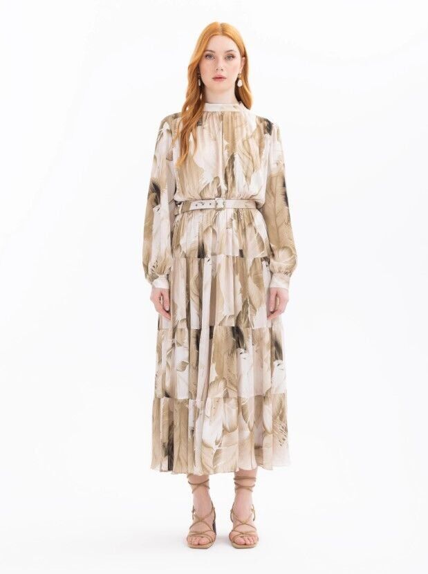 1014GÜNLÜK ELBİSE 11242104001014 QYS ELBİSE #24-033