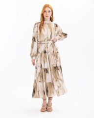 1014GÜNLÜK ELBİSE 11242104001014 QYS ELBİSE #24-033