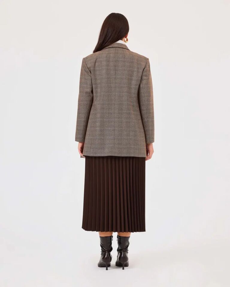 4001 BELİ LASTİKLİ PİLİSELİ ETEK QKS