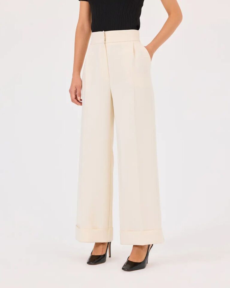 1026 ÖNDEN FERMUARLI CEPLİ GÜNLÜK PANTOLON QKS