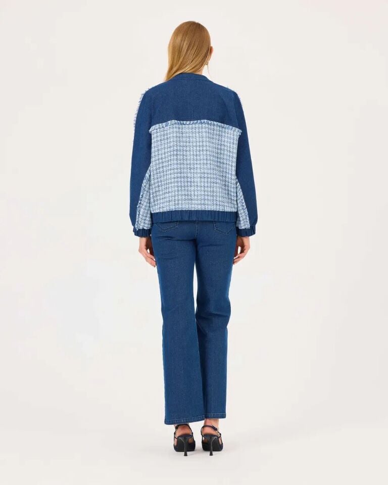 10001 ÖNDEN DÜĞMELİ CEPLİ JEAN PANTOLON QKS