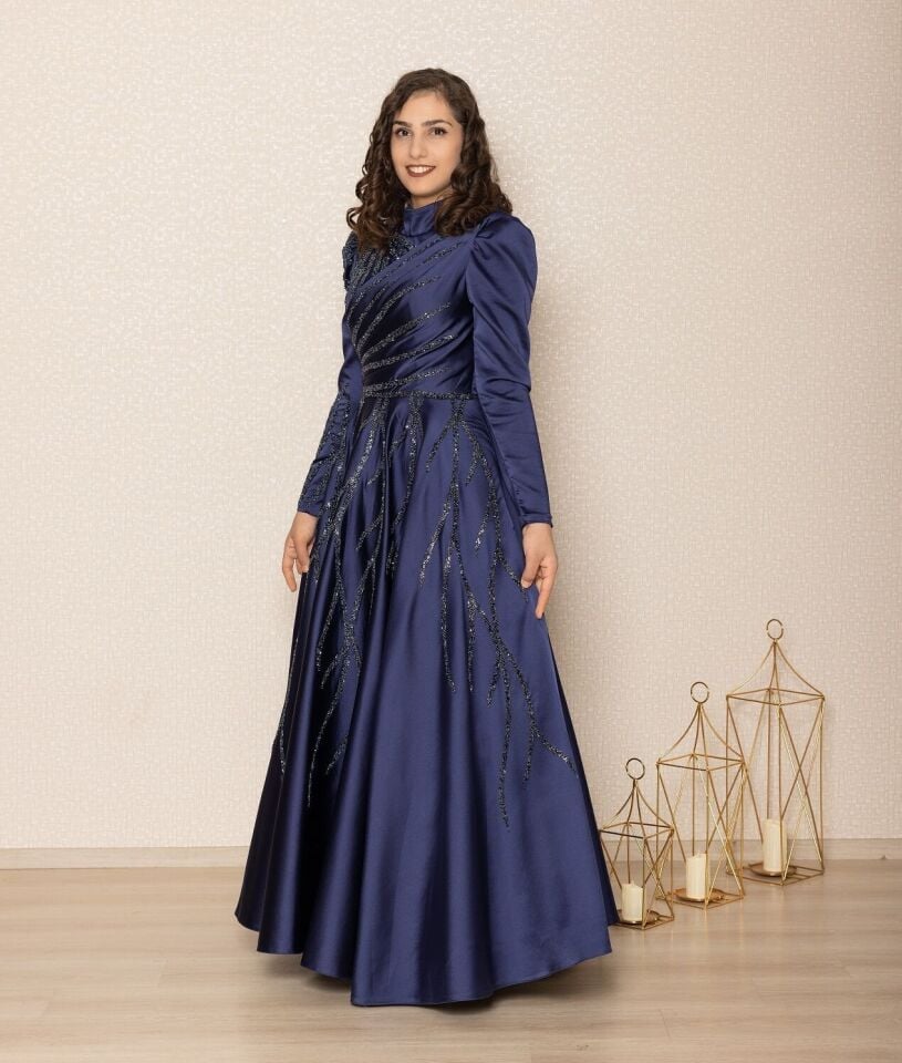 QKS ABİYE ELBİSE 9220 #22-03#