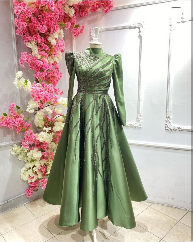 QKS ABİYE ELBİSE 9220 #22-03#