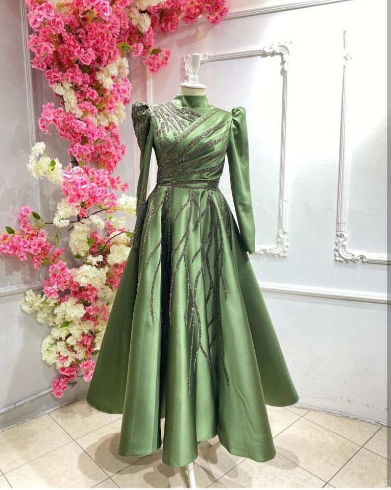 QKS ABİYE ELBİSE 9220 #22-03#