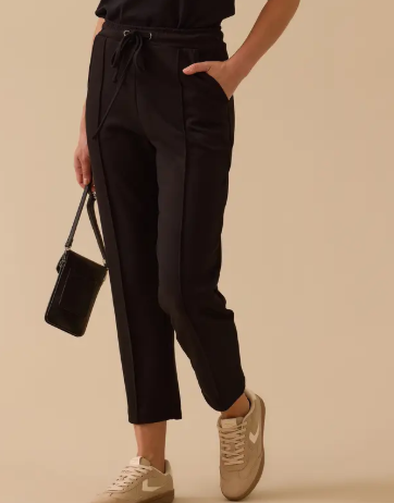 10002521011008 BELİ TAM LASTİKLİ ÖNÜ ŞERİTLİ OYŞO PANTOLON