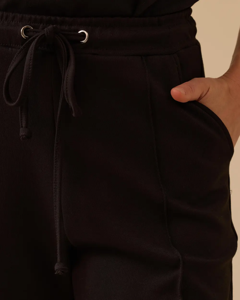 10002521011008 BELİ TAM LASTİKLİ ÖNÜ ŞERİTLİ OYŞO PANTOLON