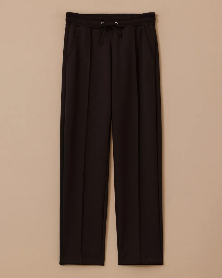 10002521011008 BELİ TAM LASTİKLİ ÖNÜ ŞERİTLİ OYŞO PANTOLON