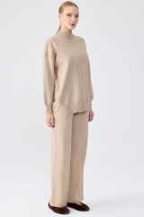 22003 YANLARI DÜĞMELİ TRİKO İKİLİ TAKIM