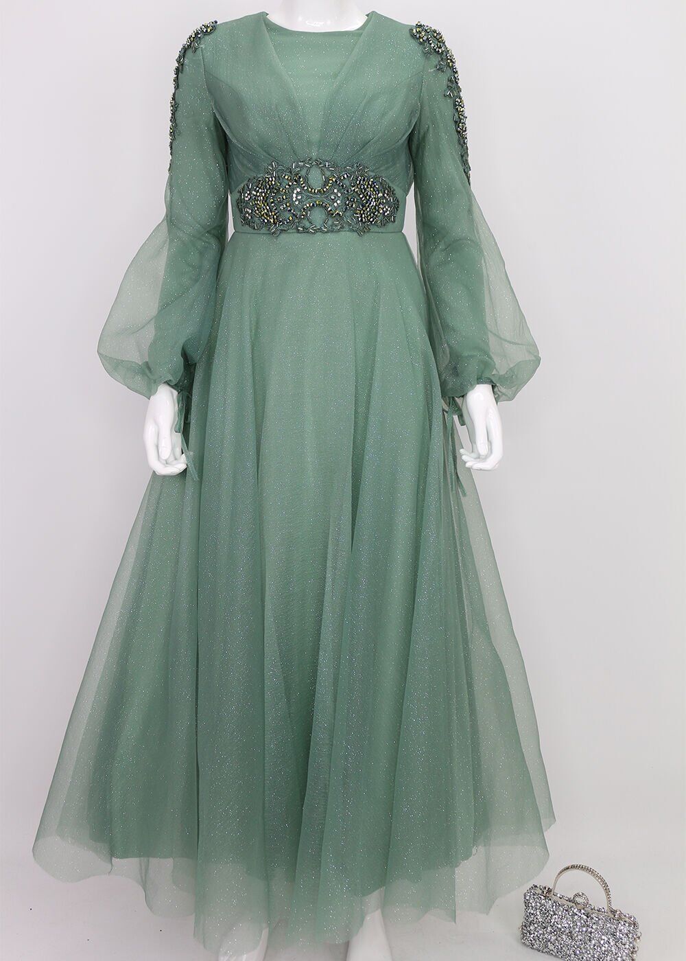 QKS ABİYE ELBİSE 9320 #22-04#