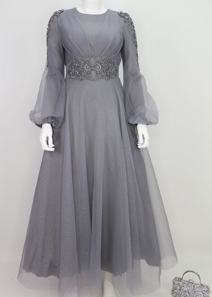 QKS ABİYE ELBİSE 9320 #22-04#