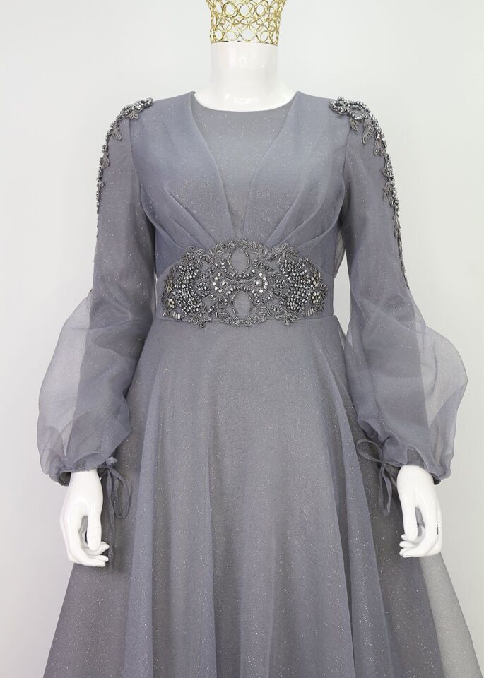 QKS ABİYE ELBİSE 9320 #22-04#