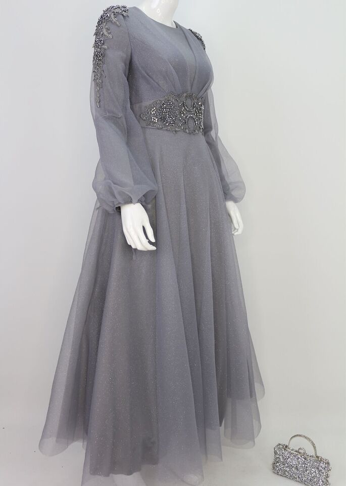 QKS ABİYE ELBİSE 9320 #22-04#