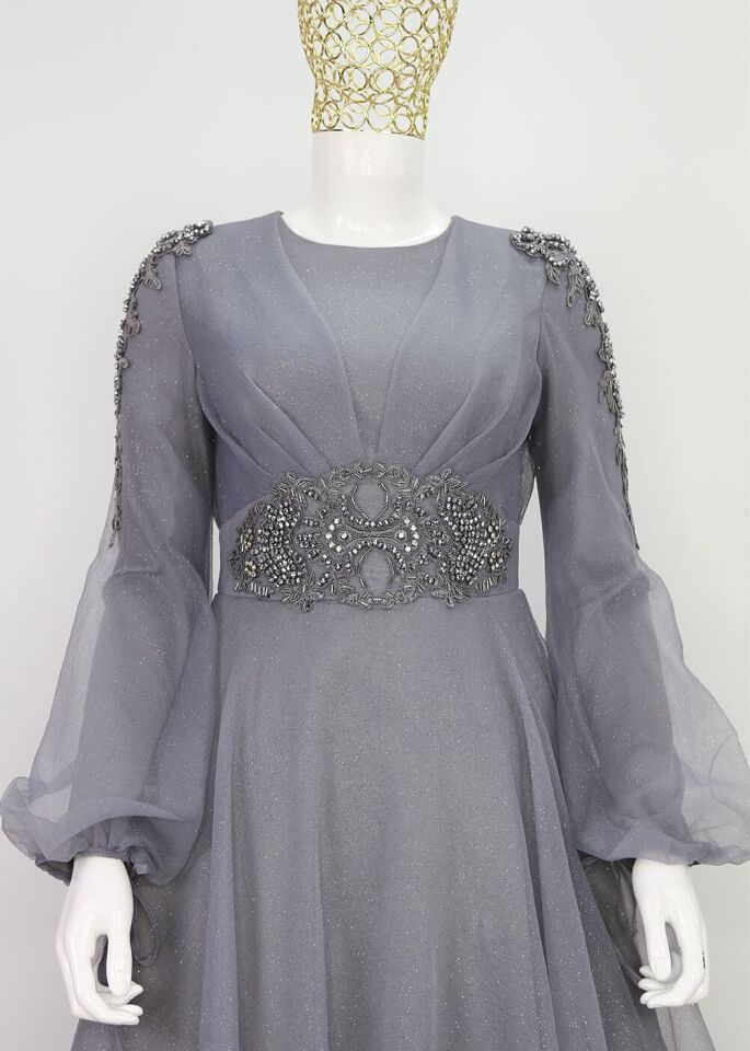 QKS ABİYE ELBİSE 9320 #22-04#