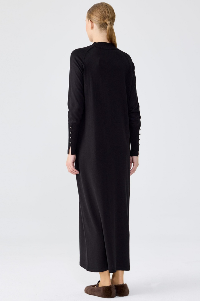 21597 YARIM BALIKÇI TRİKO ELBİSE