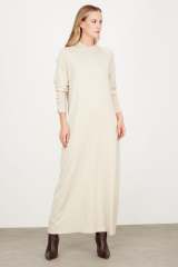 21597 YARIM BALIKÇI TRİKO ELBİSE