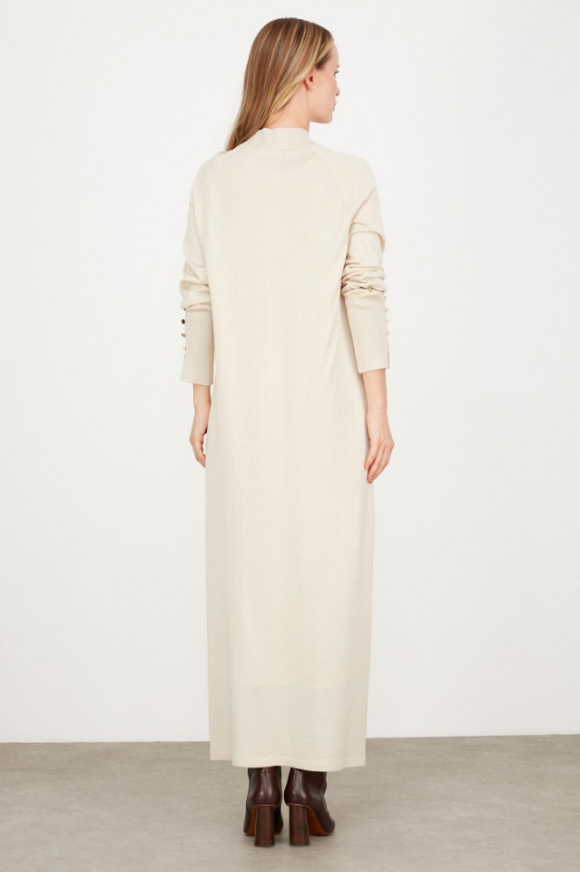 21597 YARIM BALIKÇI TRİKO ELBİSE