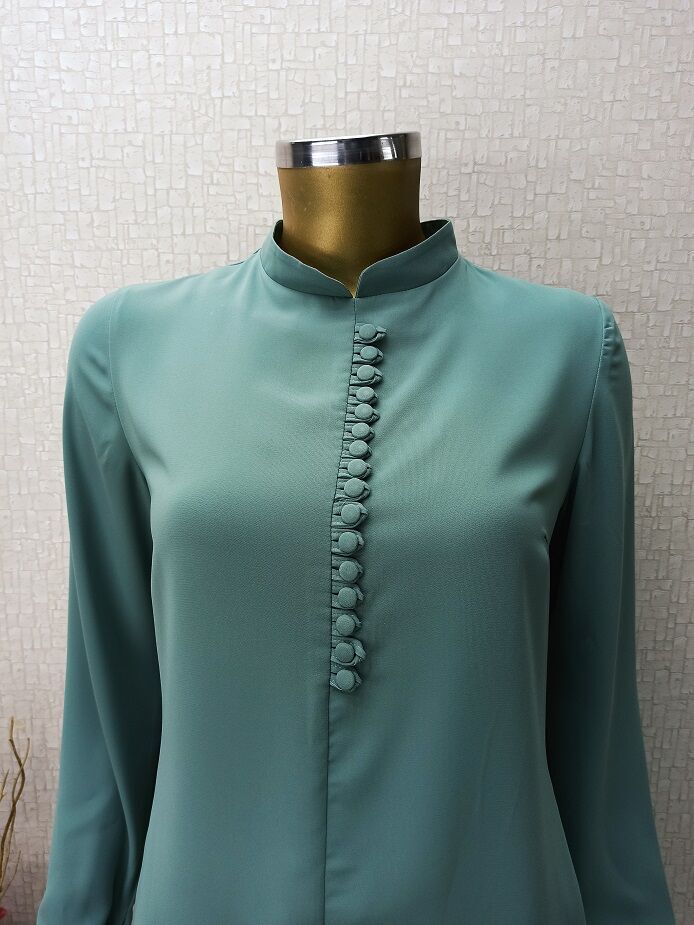 QYS 1010 ÖNÜ DÜĞMELİ  GÖMLEK #22-05#