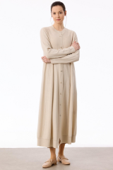 21842 NERVÜR DETAYLI MAX BOY TRİKO RAYON HIRKA