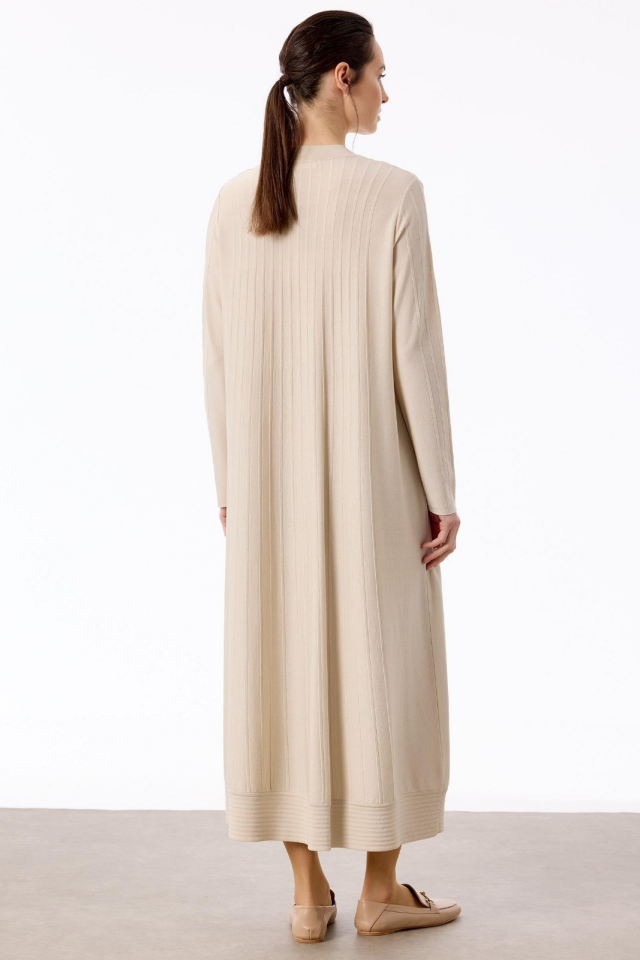 21842 NERVÜR DETAYLI MAX BOY TRİKO RAYON HIRKA