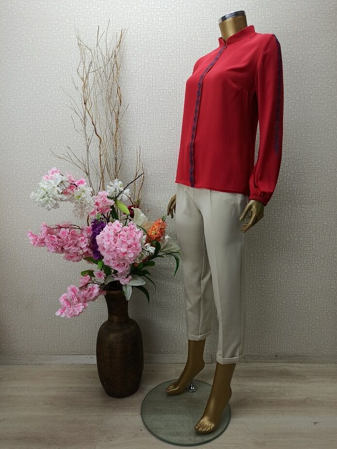 QYS 1038 SİMLİ BASKILI GÖMLEK #22-05#