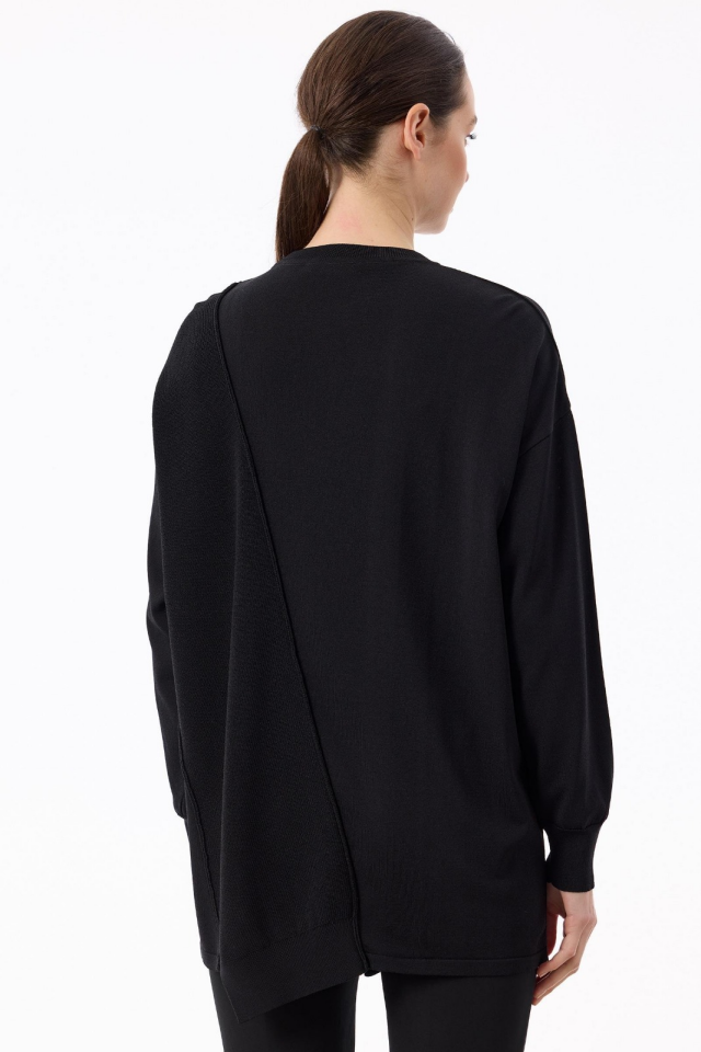 21872 ÖRGÜ DETAYLI RAYON TUNİK